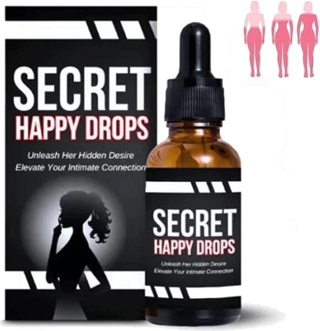 Haiweisi Secret Happy Drops, Oral Drops, Happy Hormones Drops, Oral Drops Women & Men, Enhancing Sensitivity Pleasure, Promoting Relaxation 1pc on Productcaster.