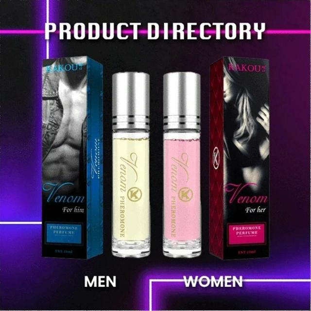 3szt 10ml Best Sex Pheromone Perfume Spray dla Mężczyzn Kobiet, Sex Pm Intymne Ner Perfumy dla Mężczyzn Kobiet różowo-niebieski 2pcs on Productcaster.