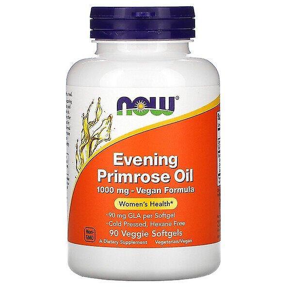 NOW Foods Nu Foods, Kväll Primrose Oil, 1,000 mg, 90 Veggie Softgels on Productcaster.