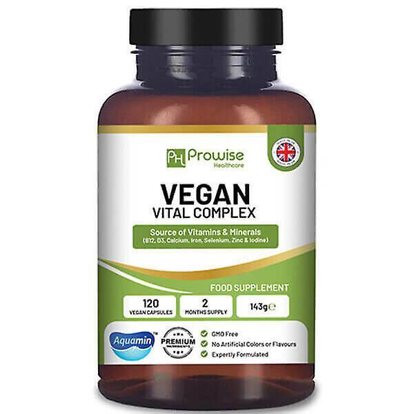 Prowise Healthcare Vegan Vital - Multivitamins Complex 120 Kapseln - Vitamine und Mineralien Formulierung von Prowise on Productcaster.