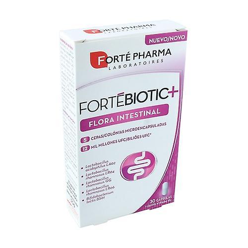 Forté Pharma Fortébiotic+ (suolistoflooralle) 30 kapselia on Productcaster.