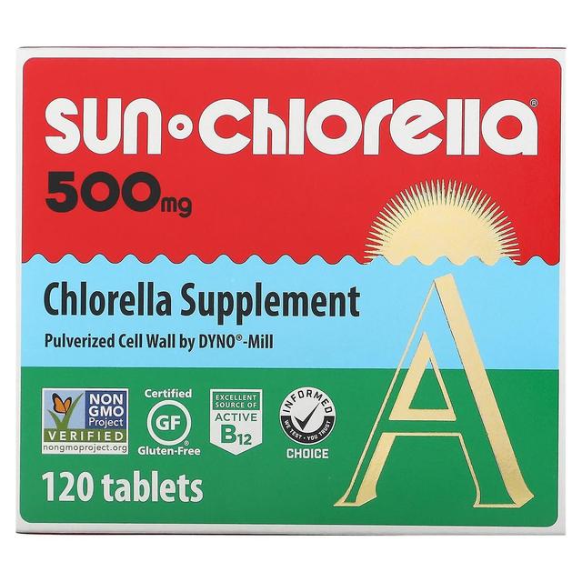 Sun-Chlorella Sun Chlorella, Chlorella, 500 mg, 120 Tablets on Productcaster.