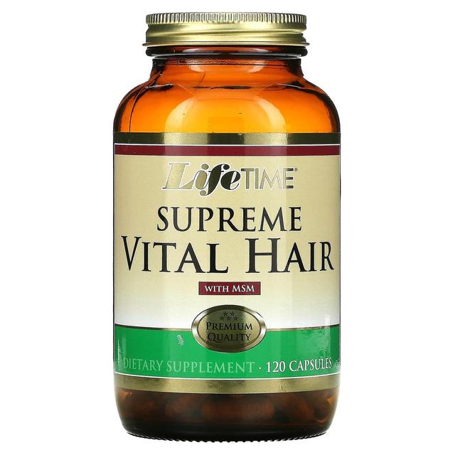 LifeTime Vitamins, Supreme Vital Hair with MSM, 120 Capsules on Productcaster.