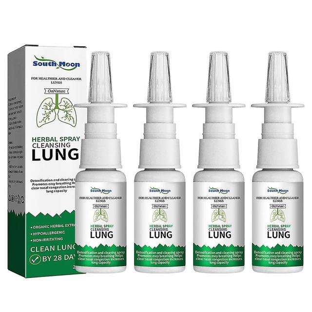 4pcs New Onnature Organic Herbal Lung Cleanse & Repair Nasal Spray Pro 2023 20ml on Productcaster.