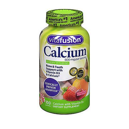 Vitafusion Calcium Gummy Vitamins For Adults,500 Mg,100 each (Pack of 3) on Productcaster.