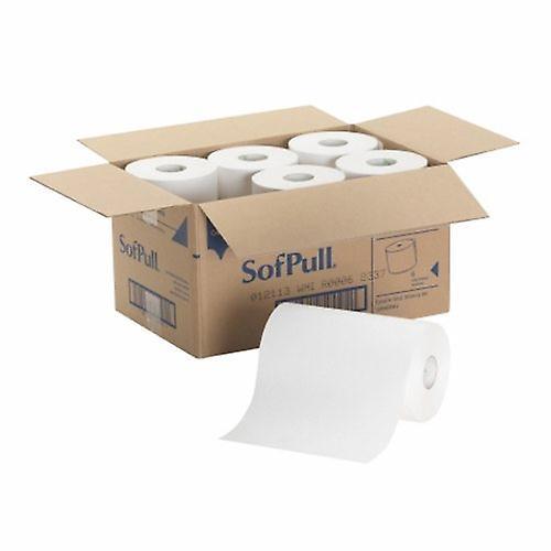 Georgia Pacific Paper Towel SofPull Hardwound Roll 9 Inch X 400 Foot, Count of 6 (Pack of 1) on Productcaster.