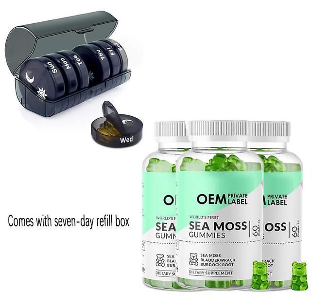 Nopea toimitus Sead Gummies Irish Sead Gummies Sea Moss mukana tulee 7 päivän täyttölaatikko 3PCS on Productcaster.