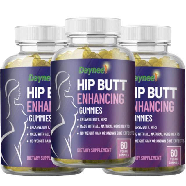 60 Buttocks And Buttocks Enhancement Gummies - Dietary Supplement For Increasing Buttocks Curves - Buttocks 3PCS on Productcaster.