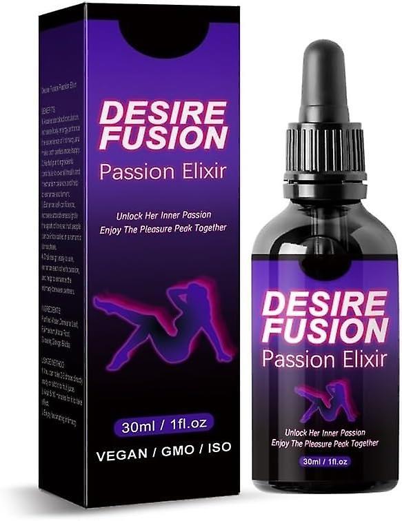 Denstyle Desire Fusion Passion Elixir, Secret Happy Drops Ökande blodflöde, Pleasurepeak Drops, Förbättra känslighet och nöje 1pcs on Productcaster.