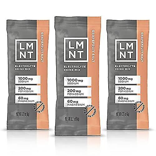 Lmnt keto electrolyte drink mix grapefruit salt 30 stick packs on Productcaster.