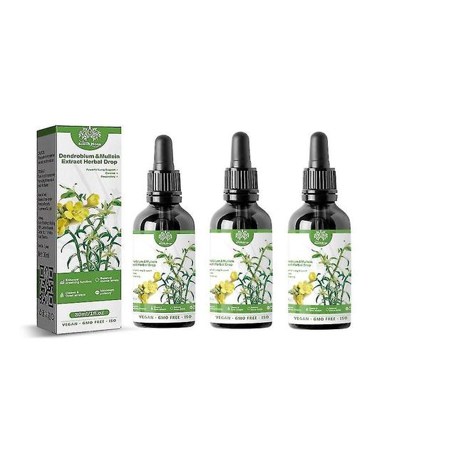 1-3ks Dendrobium Mullein Extract - silné pľúcne čistiace dýchacie bylinné kvapky-yg on Productcaster.