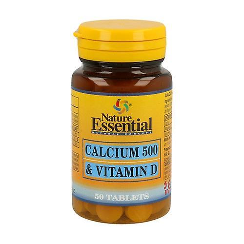 Nature Essential Calcium 500 + Vitamin D 50 capsules on Productcaster.