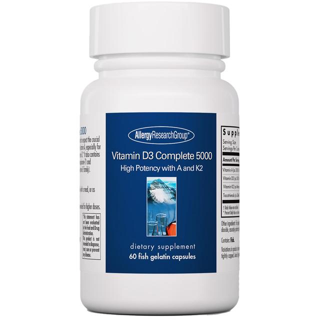 Allergy research group vitamin d3 complete 5000 60 gelcaps on Productcaster.