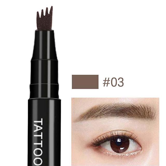 Simple Eyebrow Pencil With Four-color Optional Professional Waterproof Eyebrow Pencil For Daily Work Party 03 on Productcaster.