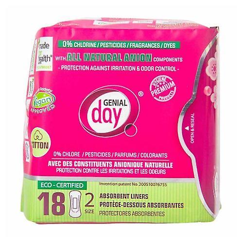 Genial Day Feminine Liner Anion Strip Absorbant, 18 Compte (Paquet de 1) on Productcaster.