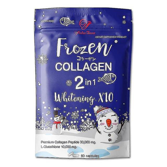 Frozen Collagen Peptide 2in1 Capsule Skin Beautifying Collagen Capsule Blue on Productcaster.