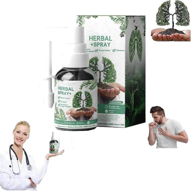 2023 Respinature Herbal Lung Cleanse Mist-powerful Lung Support, Herbal Care Essence,30ml Herbal Spray 1 pcs on Productcaster.