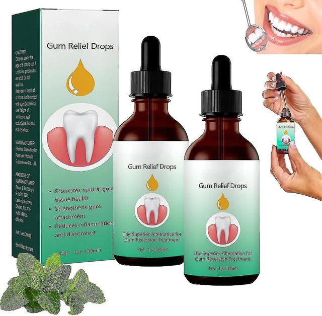 Gum Regrowth Drops, Gum Therapy Drops, 30ml Gum Restoration Drops Gum Repair Regrowth Treatment For Receding Gum, Rejuvenate Gums on Productcaster.