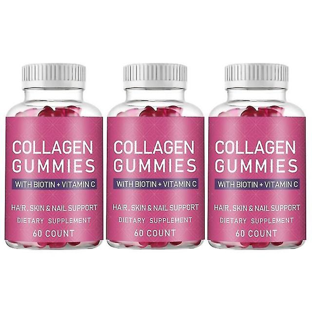 3x Collagen Biotin Gummies For Hair,skin,nails,premium Collagen Vitamin Supplement on Productcaster.