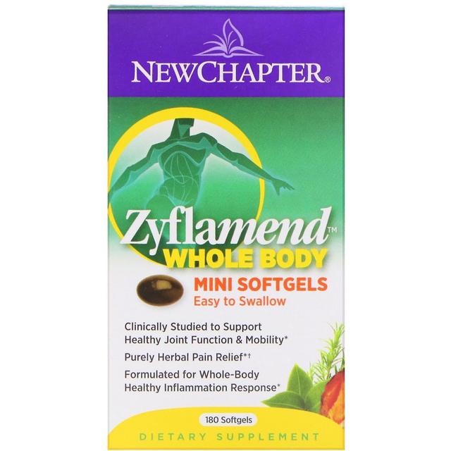 New Chapter Nytt kapitel, Zyflamend, Hela kroppen, 180 Mini Softgels on Productcaster.