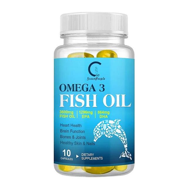 Visgaler Deep Sea Fish oil Omega 3 Fish Oil Cod liver oil Brain Care Item for elderly people 10pcs on Productcaster.