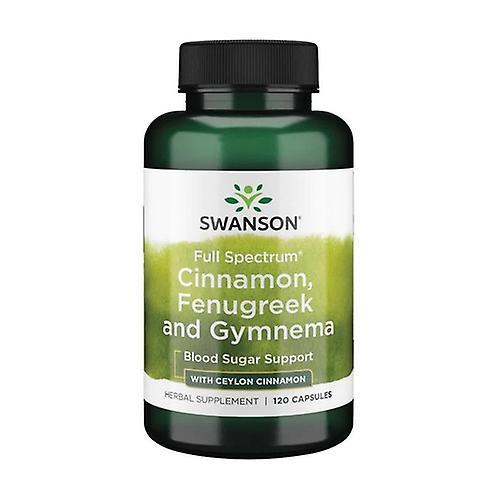 Swanson Full Spectrum Cinnamon, Fenugreek & Gymnema 120 capsules on Productcaster.