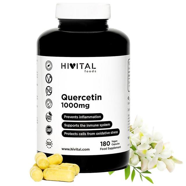 Hivital Quercetina 1000 mg. 180 c psulas veganas para 3 meses de tratamiento on Productcaster.