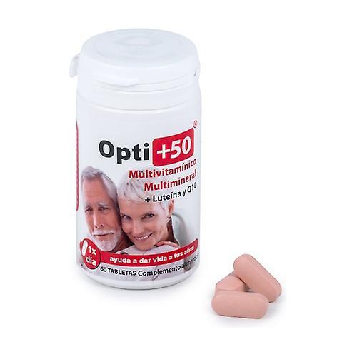 Hilefarma Opti+50 multivitamin mineral 60 tabletter on Productcaster.