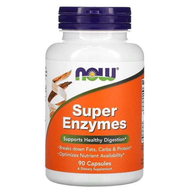 NOW Foods, Super Enzymes, 90 Capsules on Productcaster.