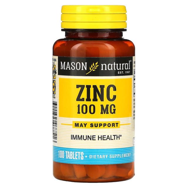 Mason Natural, Zink, 100 mg, 100 Tabletten on Productcaster.