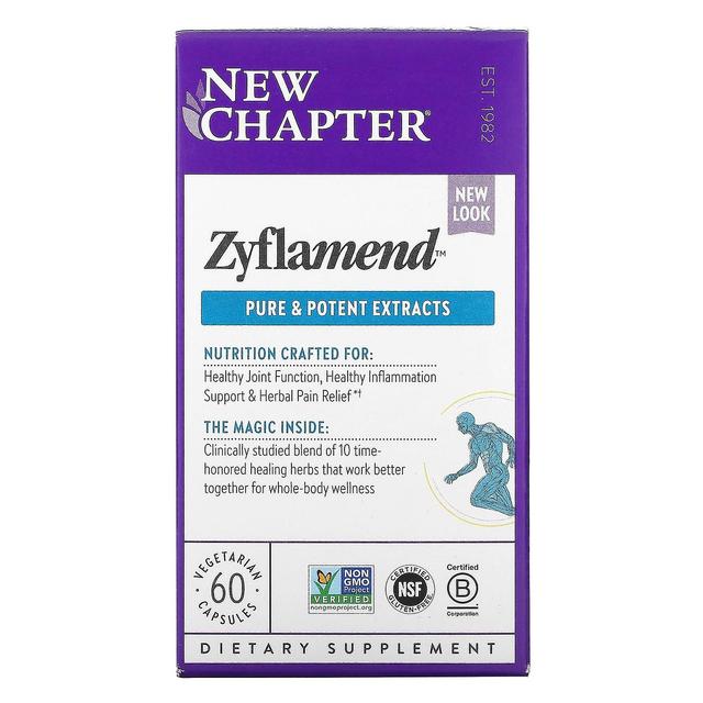 New Chapter, Zyflamend, 60 Vegetarian Capsules on Productcaster.