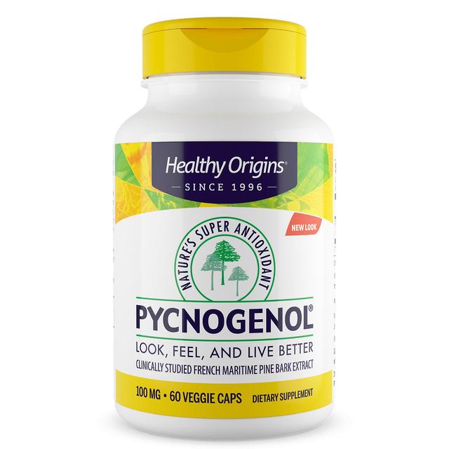 Healthy Origins Pycnogenol 100 mg 60 Veggie Capsules on Productcaster.