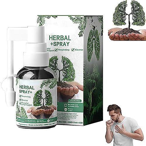 Lisade Herbal Lung Cleanse Mist-powerful Lung Support,30ml Herbal Spray,natural Herbal Lung Essence 1 Pcs on Productcaster.