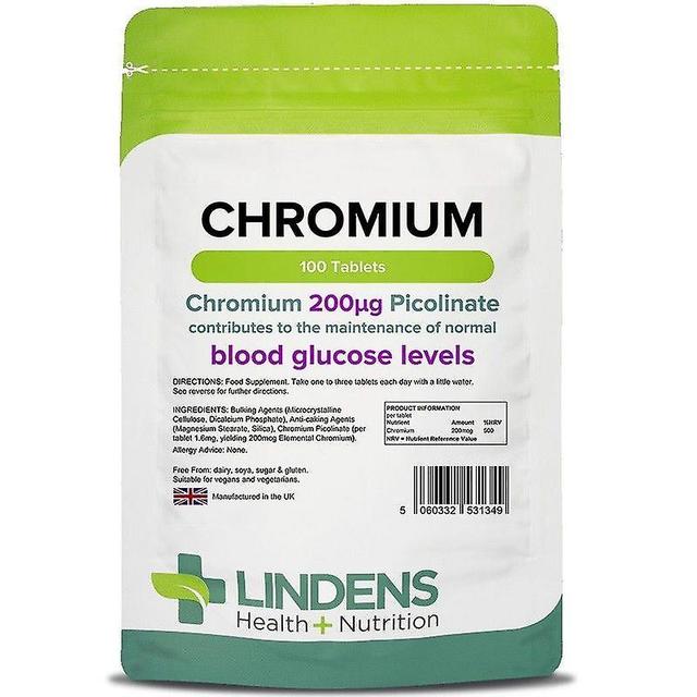 Lindens Chrompicolinat 500mcg Tabletten 100 (1349) on Productcaster.