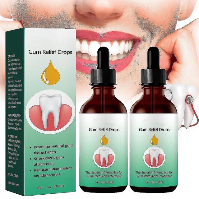 Gum Regrowth Drops, 30ml Gum Regrowth Treatment Drops, Rejuvenate Your Gums With Ease, Repair Gum Regrowth For Receding Gum 2 pcs on Productcaster.