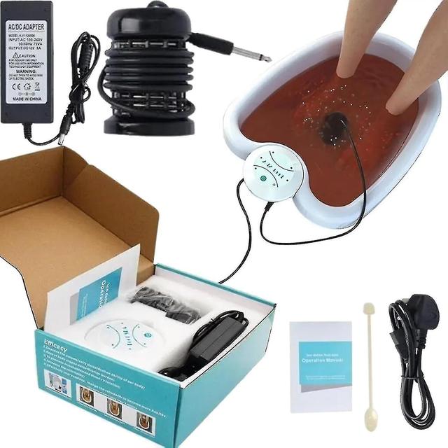 Titi Healifeco Ionic Foot Spa At Home Detox And Cleanse - Ionic Detox Foot Bath Machine, Detoxify Your Body From Hazardous Impurities EU Plug on Productcaster.