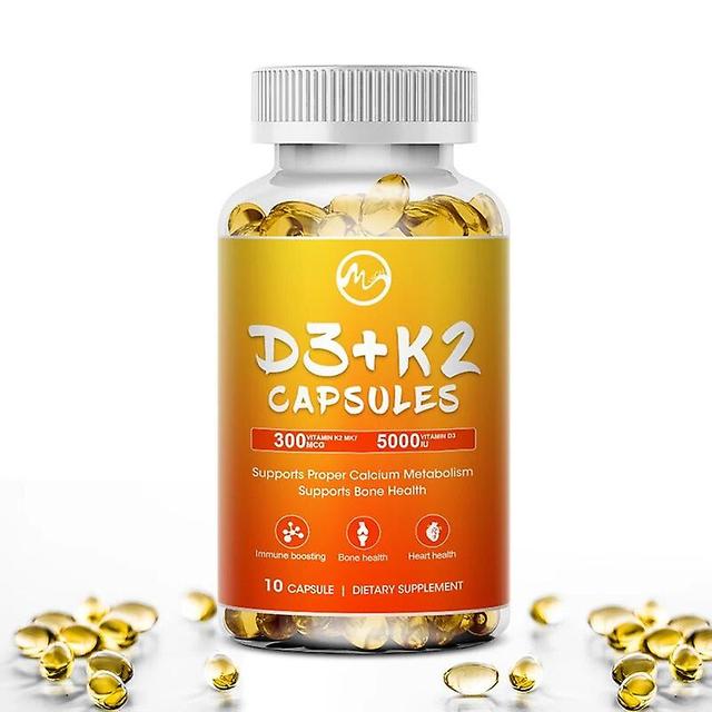 Vitamin D3 with K2 Complex Supplement Health Care Non-GMO Formula 5000mg IU Vita D3 300 mcg Vitamin K2 Body Function ToolsTIB TIB . 60 Per on Productcaster.