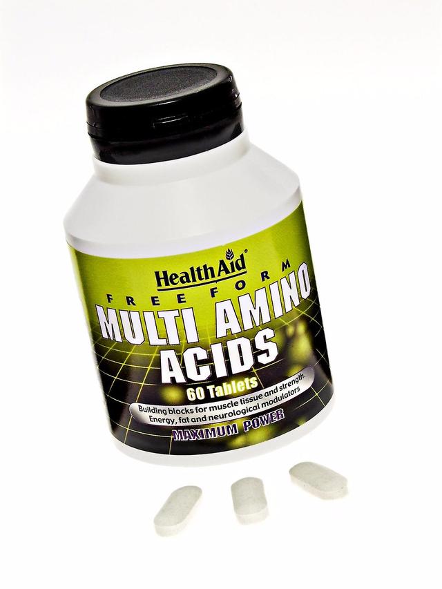 Health Aid Free Form Multi Amino Acids, 60 Tablets on Productcaster.