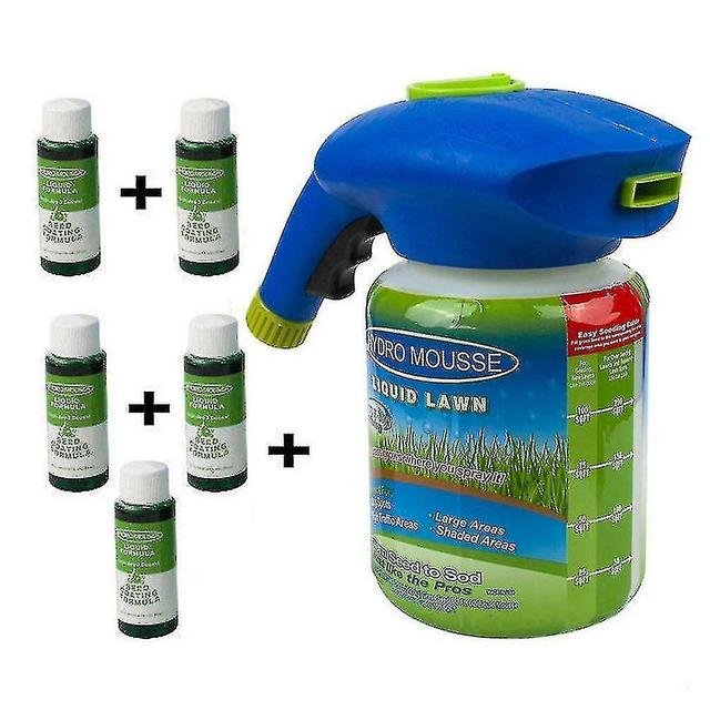 Pulverizador de césped Semilla Líquido Hydro Seeding System Mousse Household Grass Care 1 Botella 5 Líquido- Aespa De Alta Calidad 1PC Líquido on Productcaster.