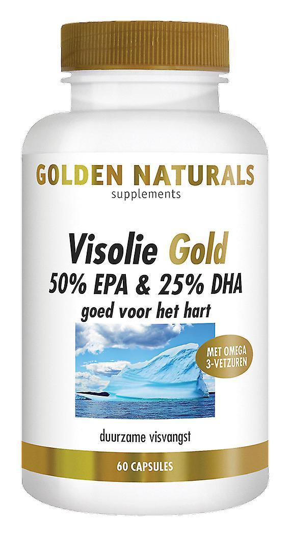 Golden Naturals Fiskeolie Guld 50% EPA &25% DHA (60 softgel kapsler) on Productcaster.