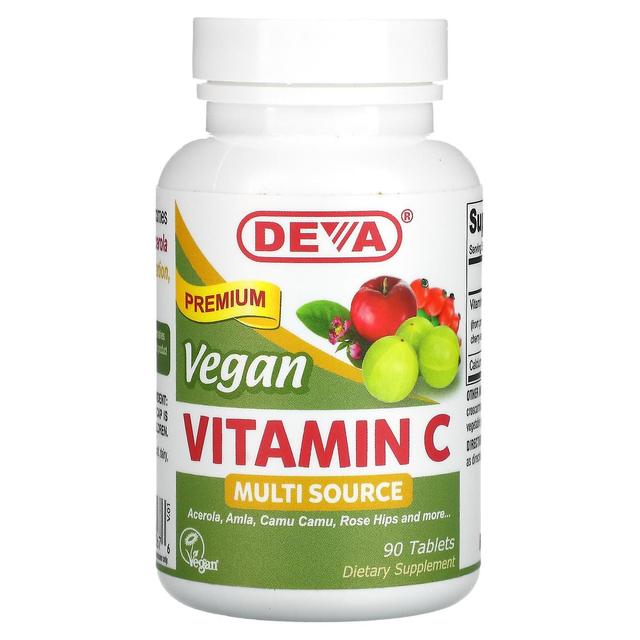 Deva, Veganes Vitamin C, Multi Source, 90 Tabletten on Productcaster.