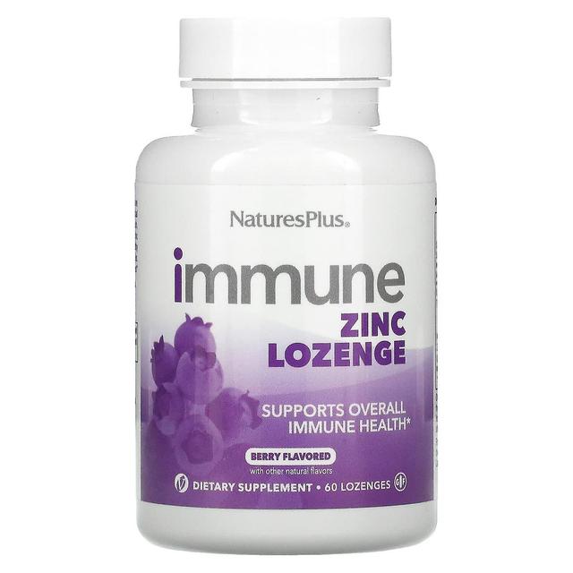 Nature's Plus NaturesPlus, Immune Zinc, Berry, 60 Lozenges on Productcaster.