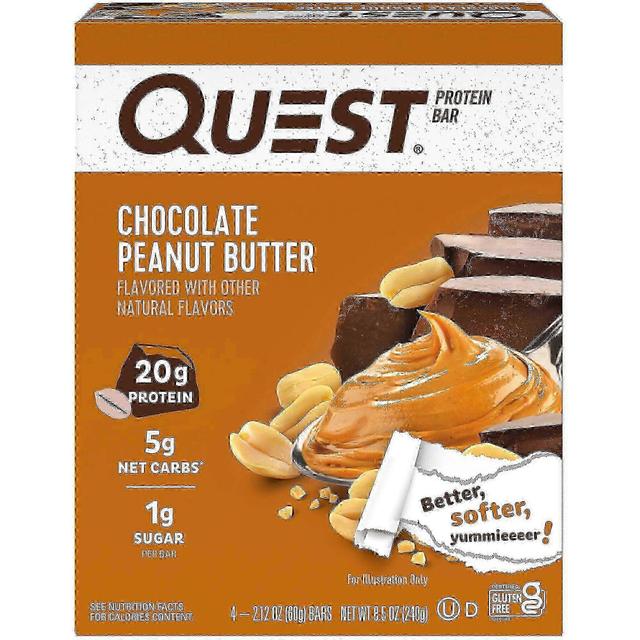 Quest Nutrition Quest proteínová tyčinka, čokoládové arašidové maslo, 4 ea on Productcaster.