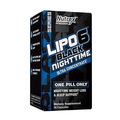 Nutrex Research LIPO-6 čierny nočný ultra koncentrát, 30 kapsúl (balenie po 1) on Productcaster.