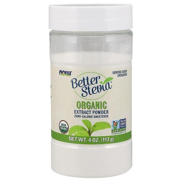 NOW Foods Better Stevia Extract Powder Organic 113g on Productcaster.