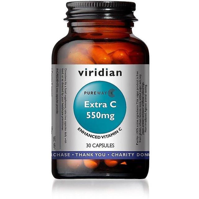 Viridian Ekstra C 550mg Veg Caps 30 (215) on Productcaster.