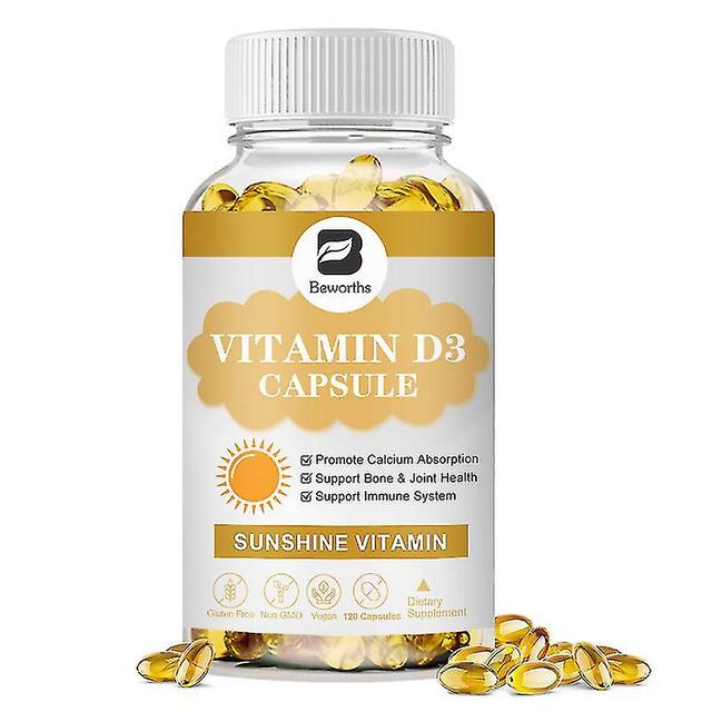 Vitamin D3 5000 Iu With Coconut Mct Oil,high Potency Vitamin D Supplement To Support Bone,joint,breast,heart,colonimmune Health 1bottles 120pcs on Productcaster.