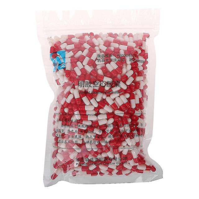 1000pcs cápsulas vazias de gelatina oca cápsulas de gelatina vazias para cápsula de pílula 0#-CE on Productcaster.