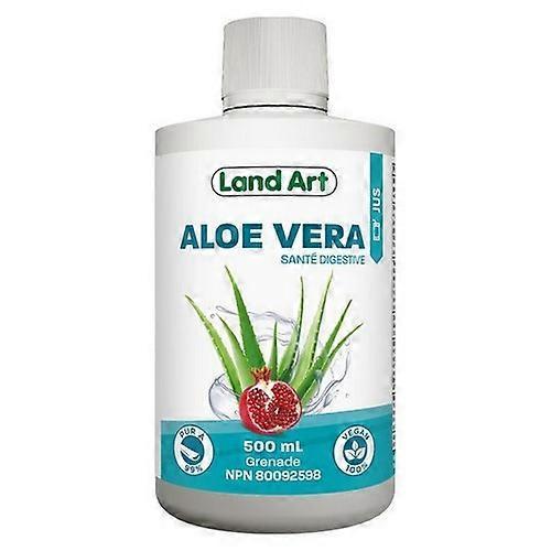 Aloe Vera Pure Juice Pomegranate, 500 Ml by Land Art on Productcaster.