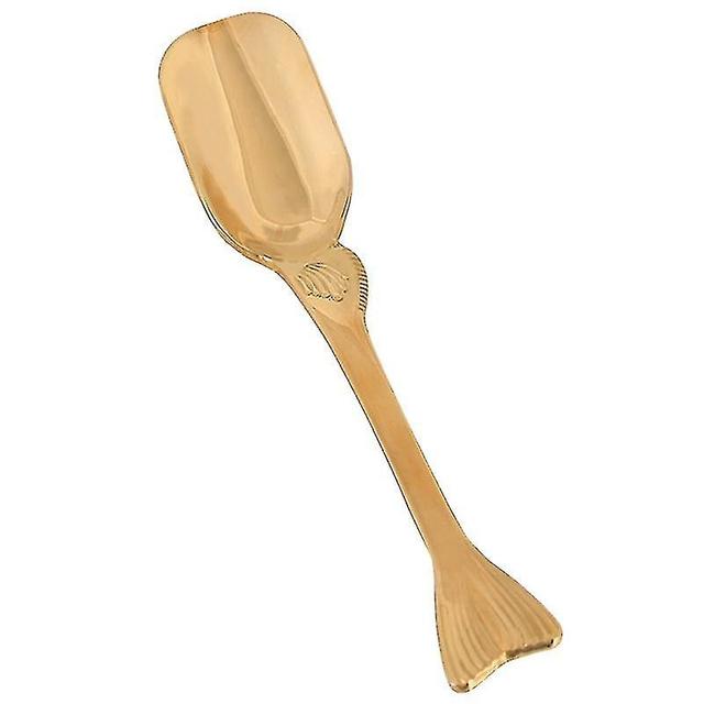 Brass Tea Spoon Kung Fu Tea Spade Metal Spoons For Scooping Coffee Powder Tea Salt Yeast Super Food Powders Cacao C on Productcaster.